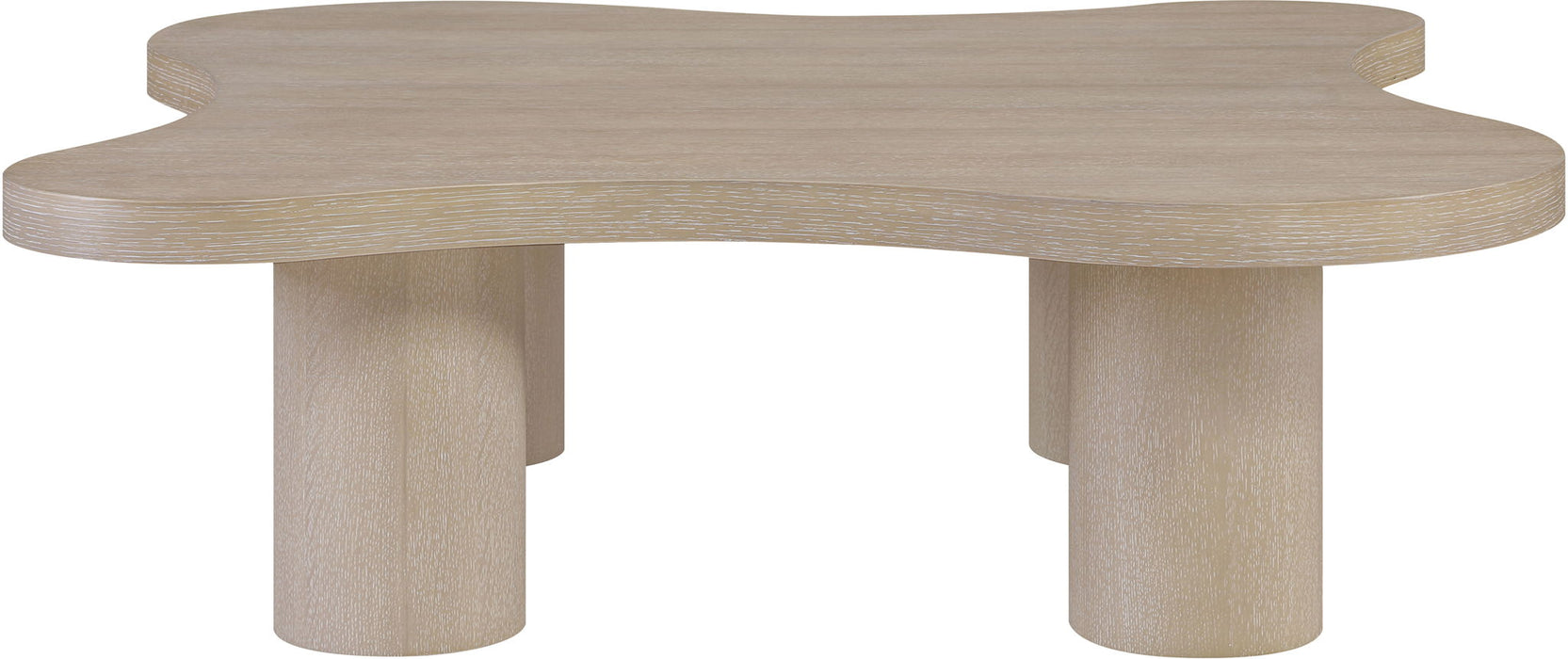 Cove - 48" Oak Veneer And Solid Wood Coffee Table