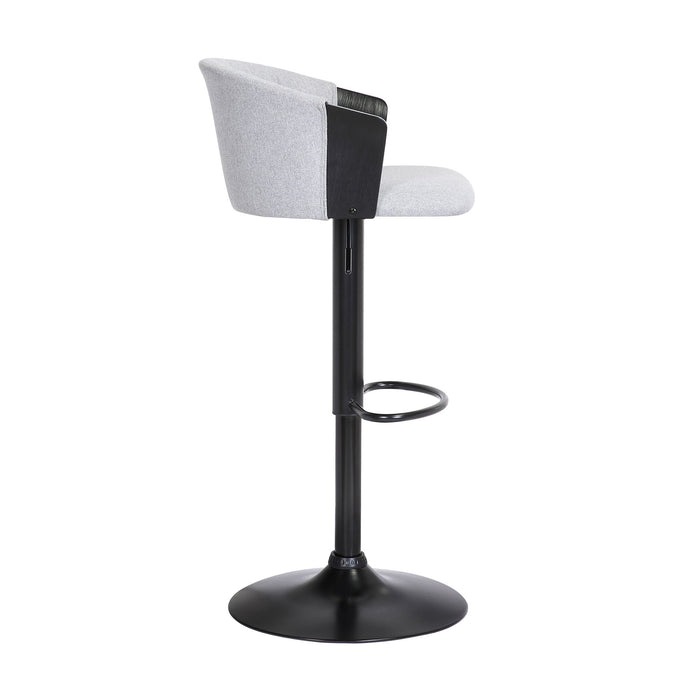 Lydia - Adjustable Wood Bar Stool