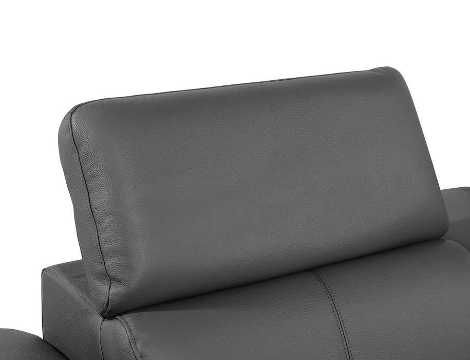1246 - 5-Piece L-Shaped Modular Power Reclining Sectional With Power Headrests