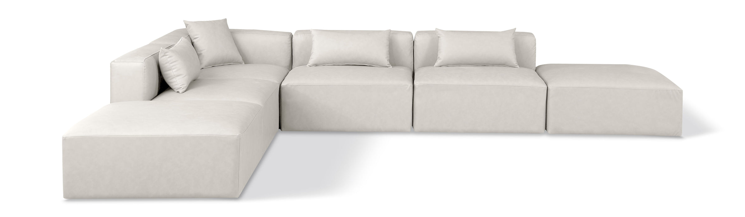 Cube - 6 Piece Modular Corner Armless Sectional