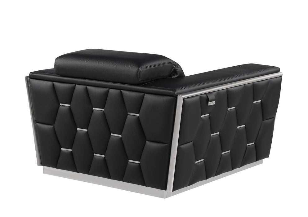 1111 - Leather Chair - Beige