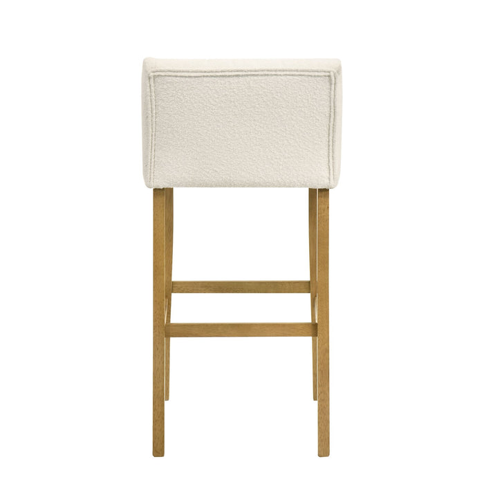 Fauna - Modern Transitional Wood Bar Height Kitchen Bar Stool