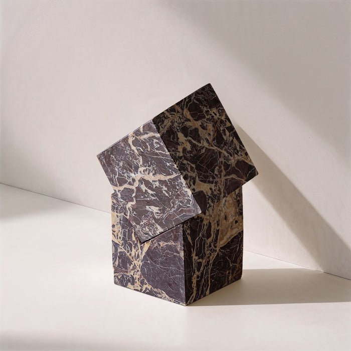 Quad - Marble Decorative Cube
