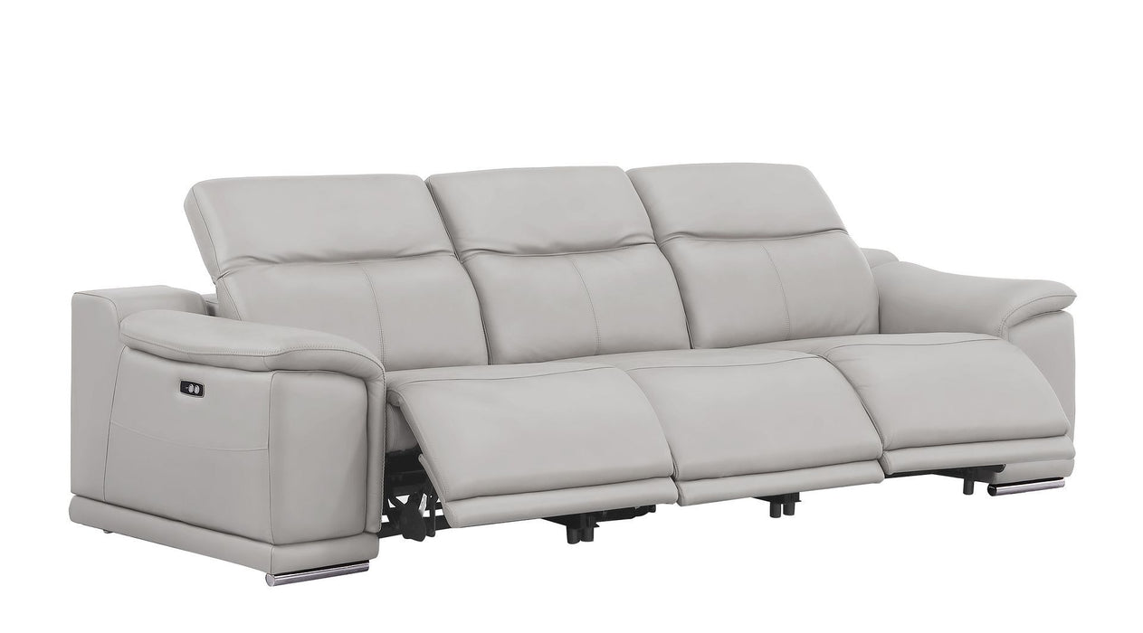 2679 - Genuine Leather Reclining Set (Sofa And Loveseat With 5 Power Recliners)