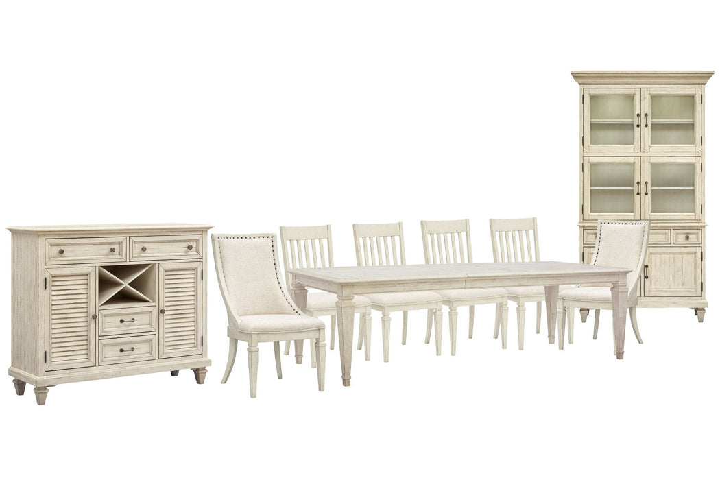 Newport - 9 Piece Extendable Rectangular Dining Table Set