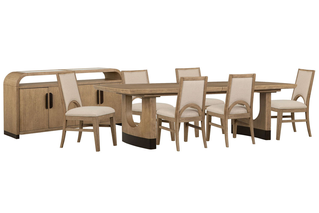 Tristan - Extendable Trestle Dining Table Set