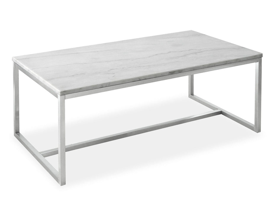 Esme - Rectangular Cocktail Table - White