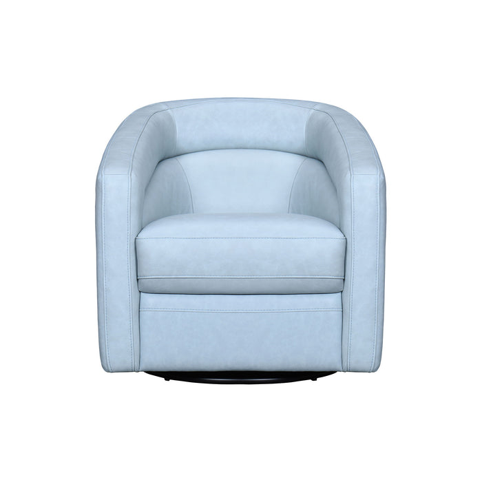 Desi - Leather Swivel Accent Chair