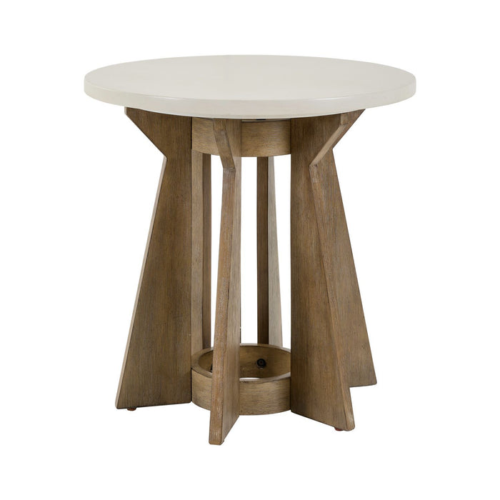 Berkley Square - Round End Table - Brown
