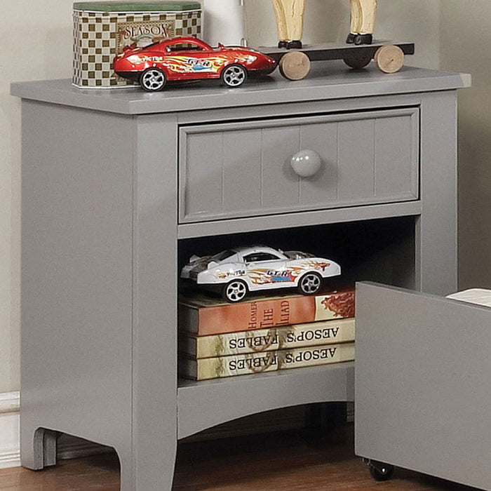 Caren - Nightstand - Gray