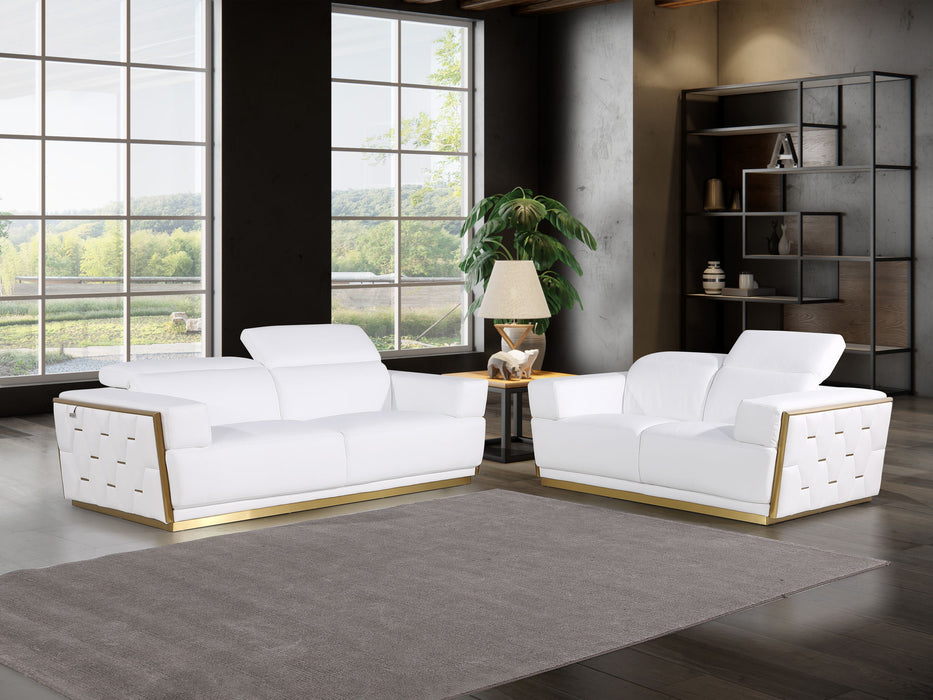 1111 - Leather Living Room Set