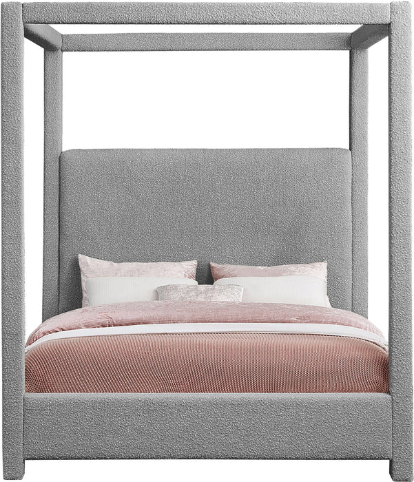 Eden - Boucle Fabric Upholstered Bed