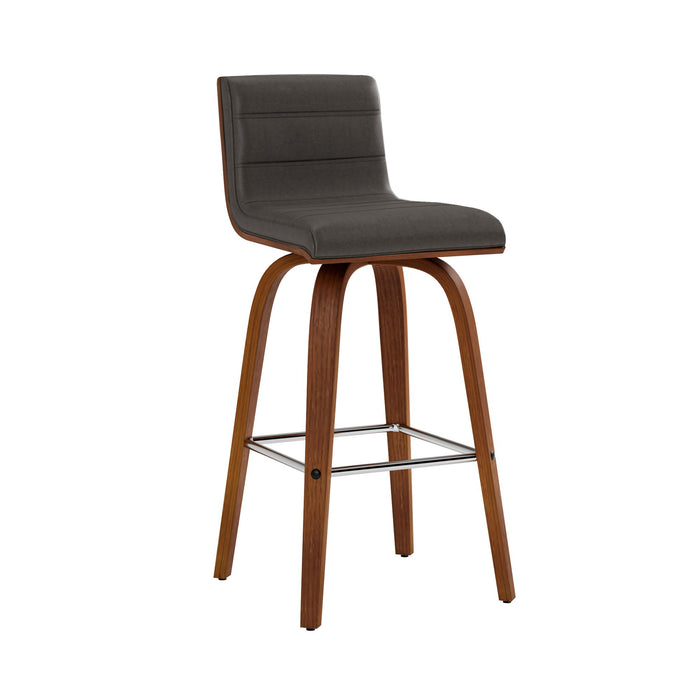 Vienna - 26" Swivel Counter Stool - Walnut Wood