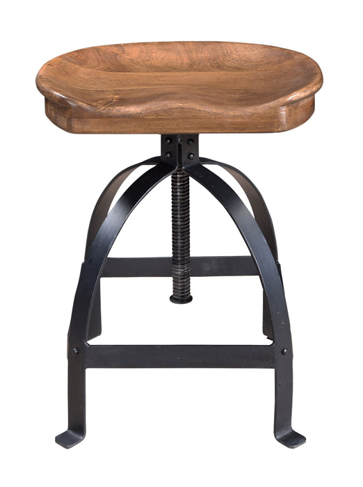 Booker - Adjustable Stool - Manna Brown