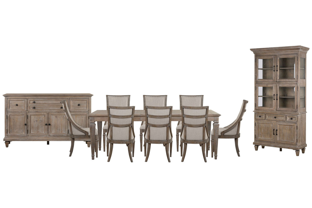 Lancaster - 11 Piece Extendable Rectangular Dining Table Set