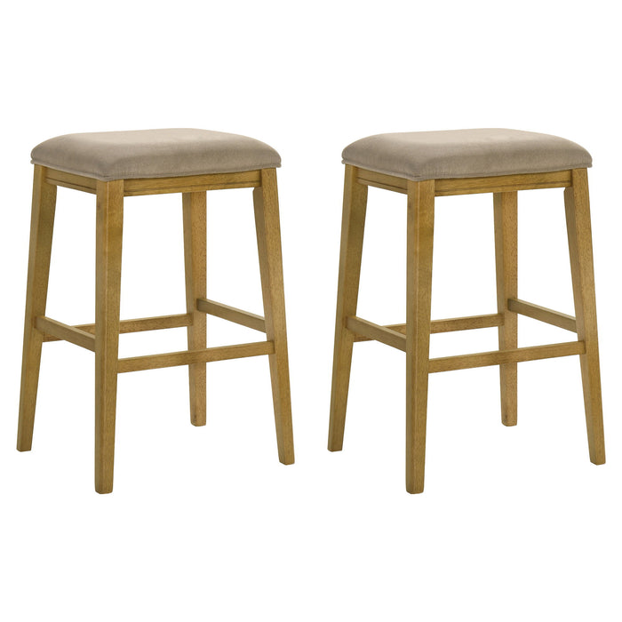 Jane - Contemporary Transitional Wood Bar Height Kitchen Bar Stool