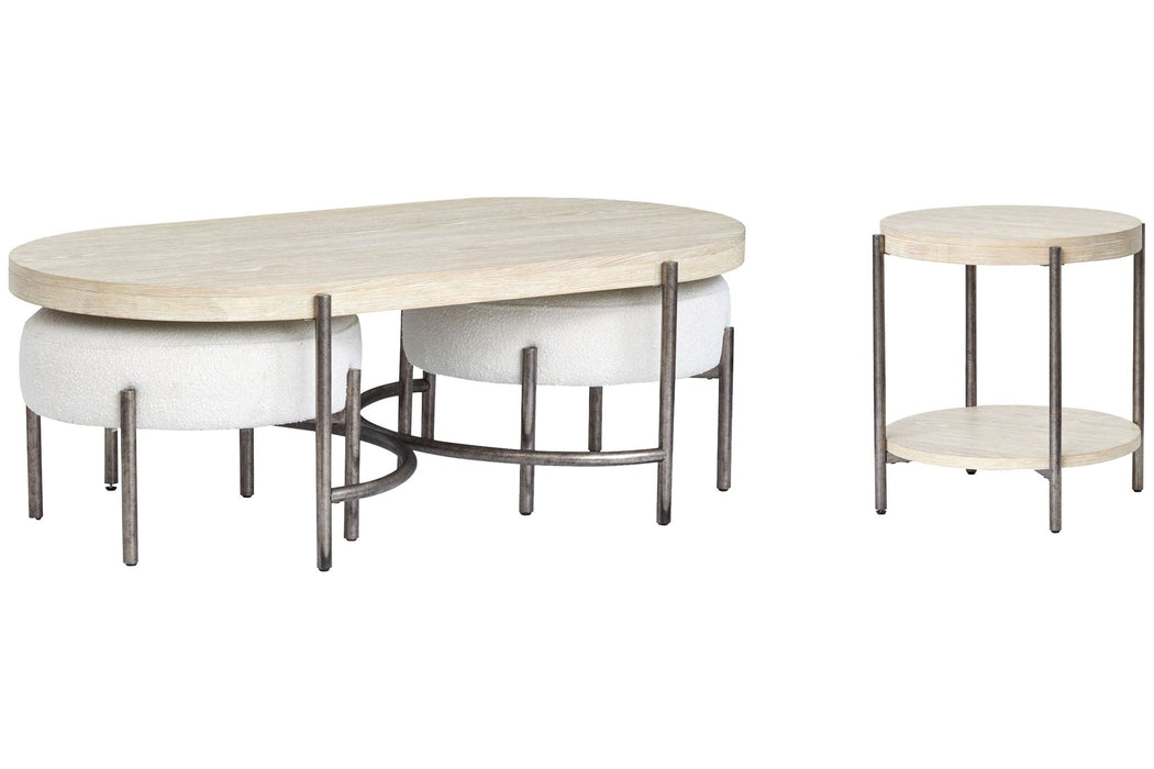 Jennings - Oval Cocktail Table Set