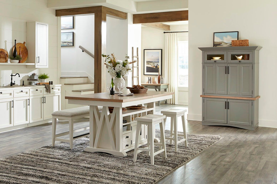 Americana Modern Dining - Upholstered Bench - Cotton
