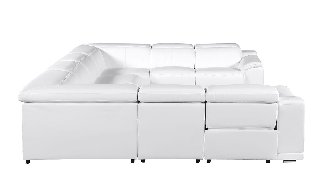 9762 - 8-Piece U-Shaped Sectional Sofa With 4 Power Recliners
