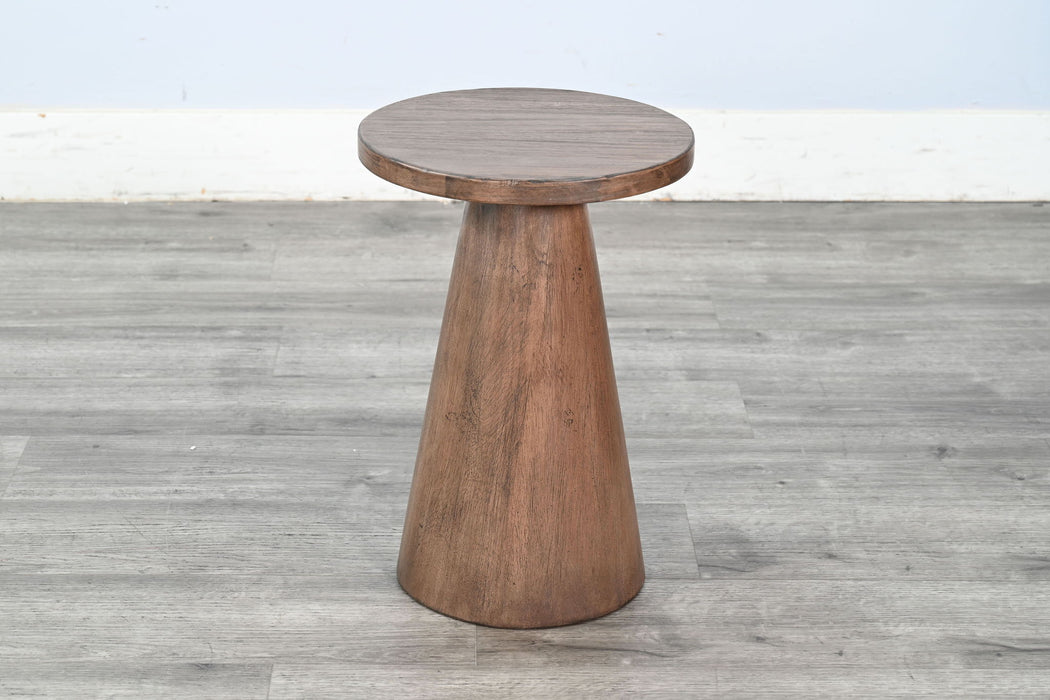 Felicity - Modern Solid Wood Pedestal Side Table