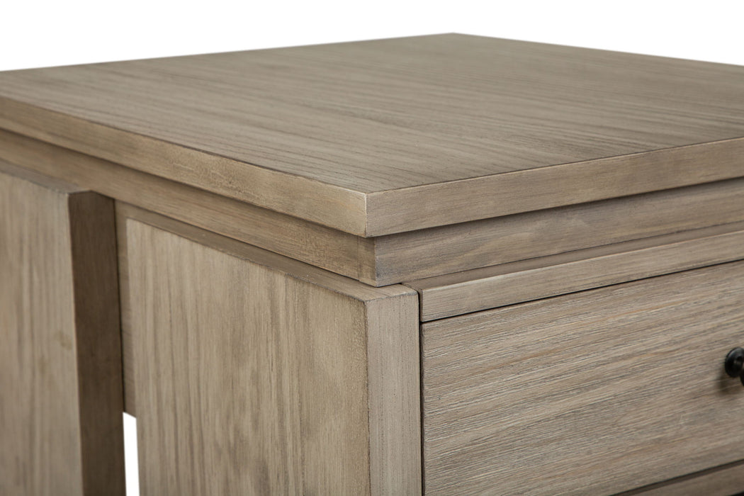 Conrad - Rectangular End Table - Stone Harbor Gray