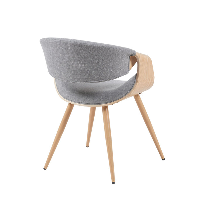 Butterfly - Upholstered Dining Chair - Brown Oak