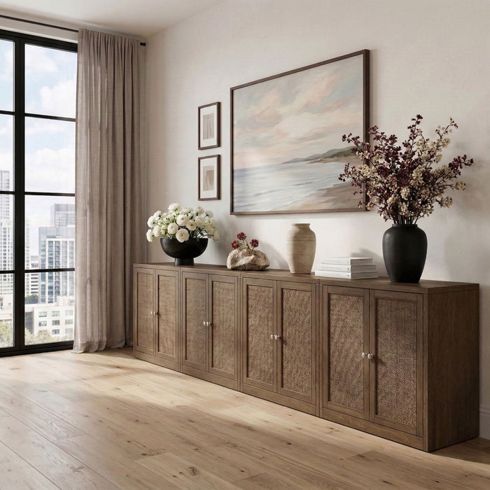 Vero - Solid Wood And Oak Venee Sideboard/Buffet