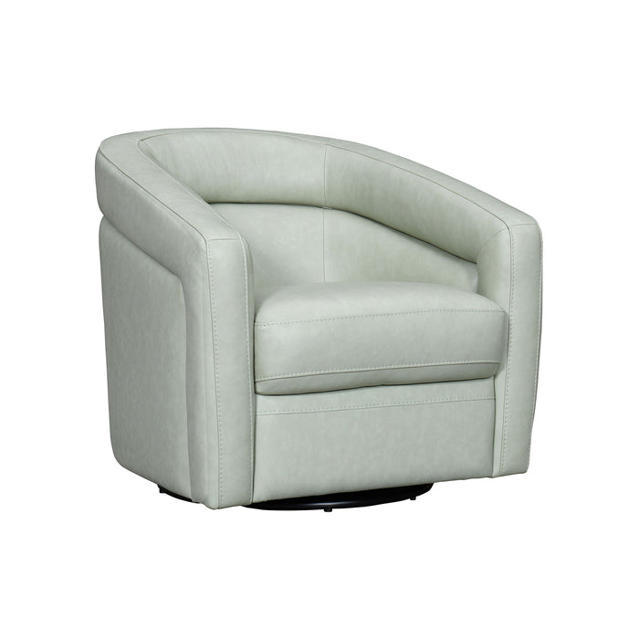 Desi - Leather Swivel Accent Chair