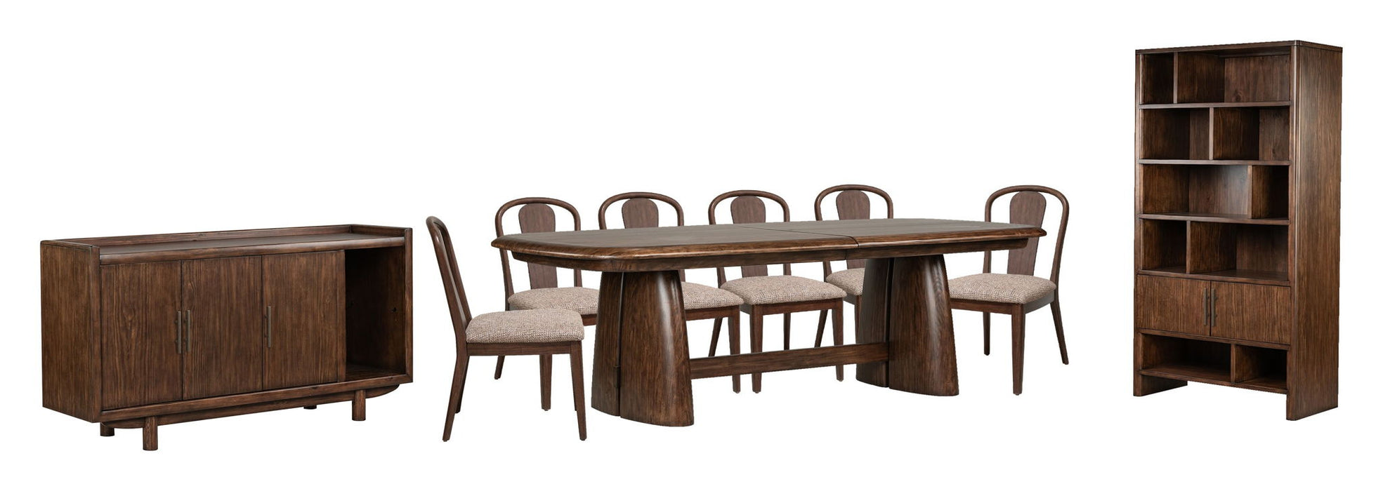 Belville - Extendable Trestle Dining Table Set
