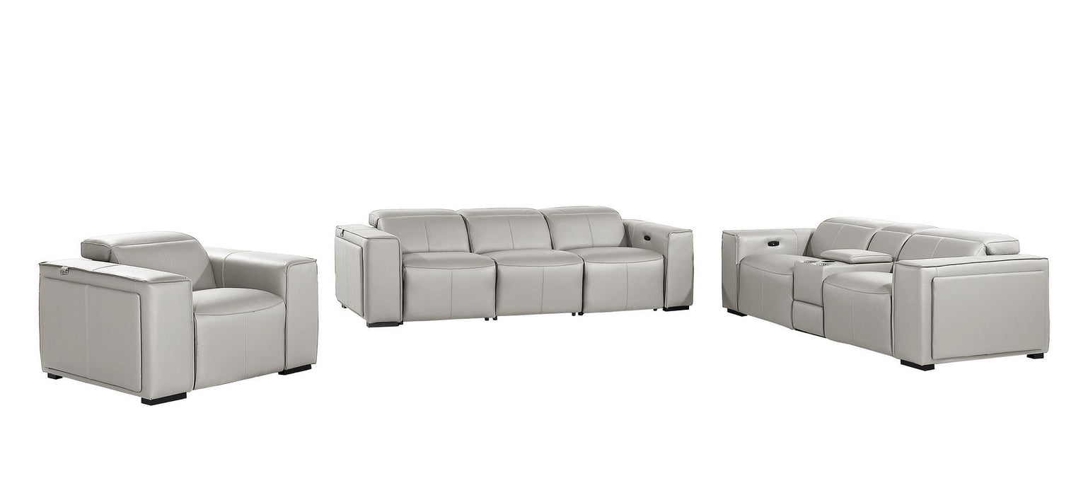 1224 - 7-Piece Modular Power Reclining Sofa, Loveseat & Chair Set In With 6 Power Recliners & Power Headrests