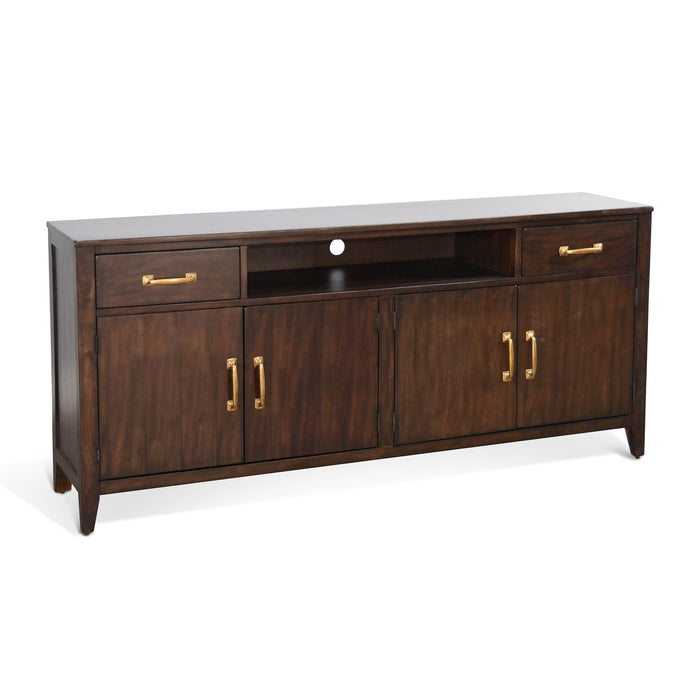 Media Console With Two Cabinets