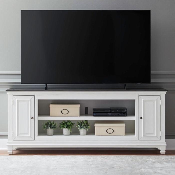 Fireplace TV Consoles - 80" Fireplace TV Console FTS - White