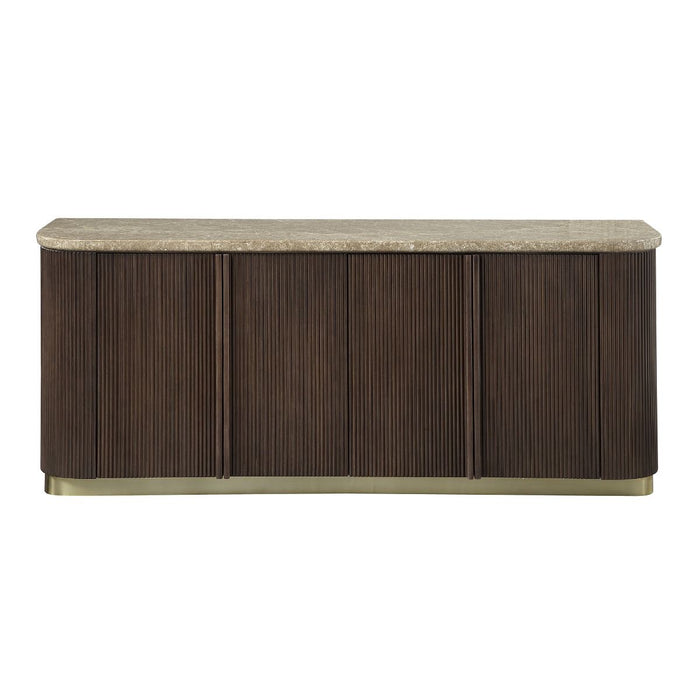 Clayten - Server - Brown Oak