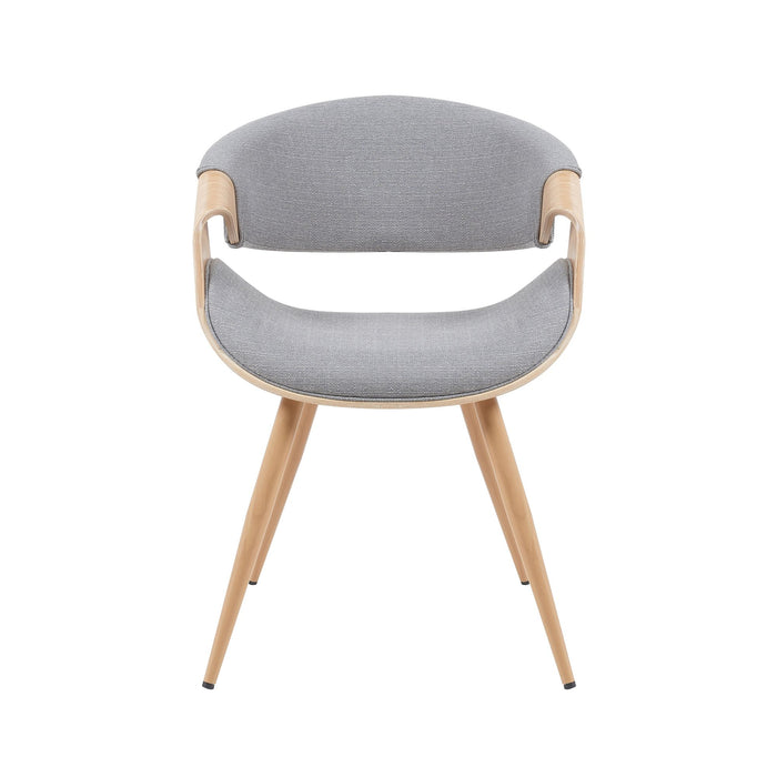 Butterfly - Upholstered Dining Chair - Brown Oak