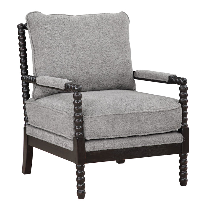 Middlebury - Accent Chair - Dark Brown and Gray