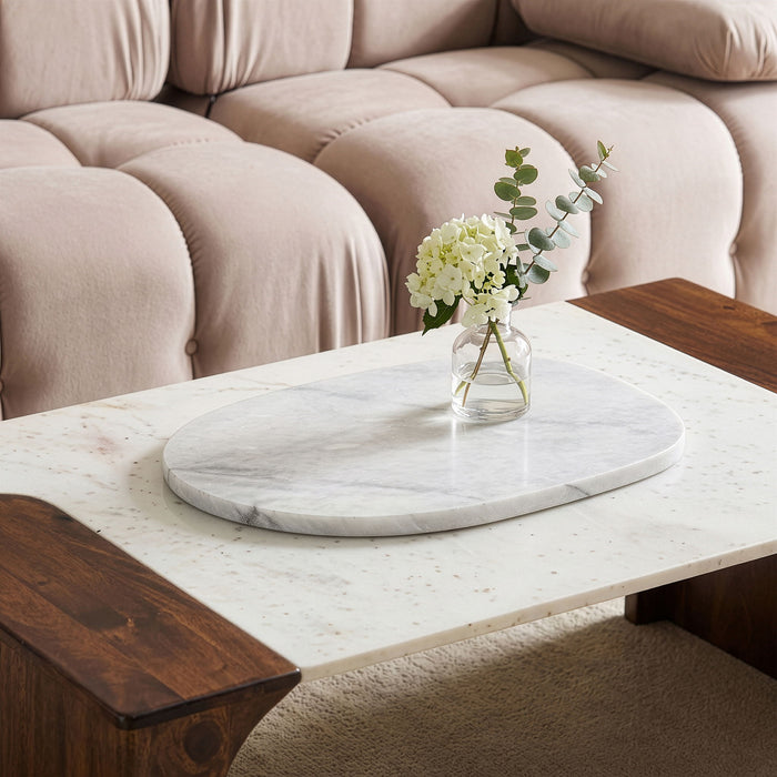Livia - Genuine Marble Decorative Tray
