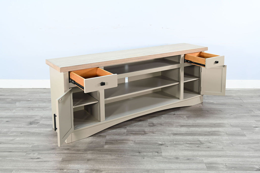 Media Cabinet - Wheat / Pavestone