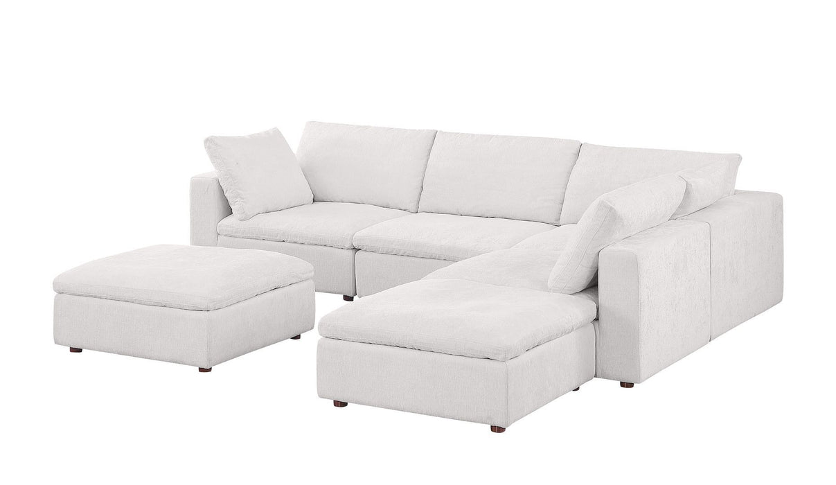 1100 - 6-Piece 3-Seat Sectional (Italian Fabric)
