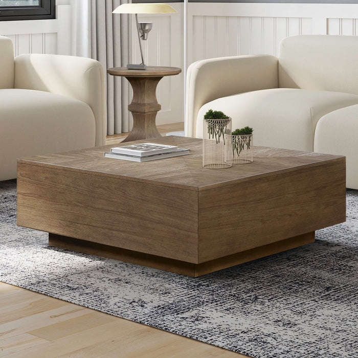 Artisan Home - Square Cocktail Table - Brown
