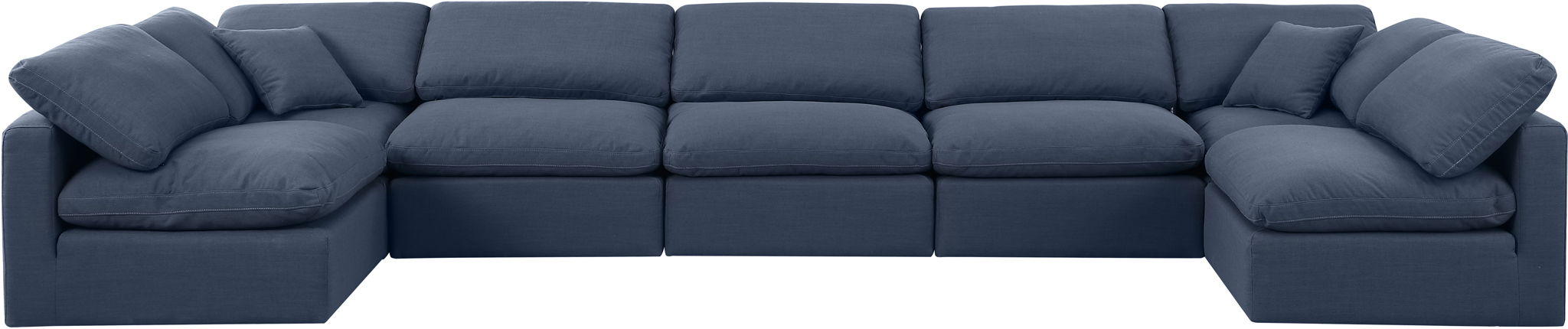 Indulge - Linen 7 Piece Modular U-Shaped Sectional