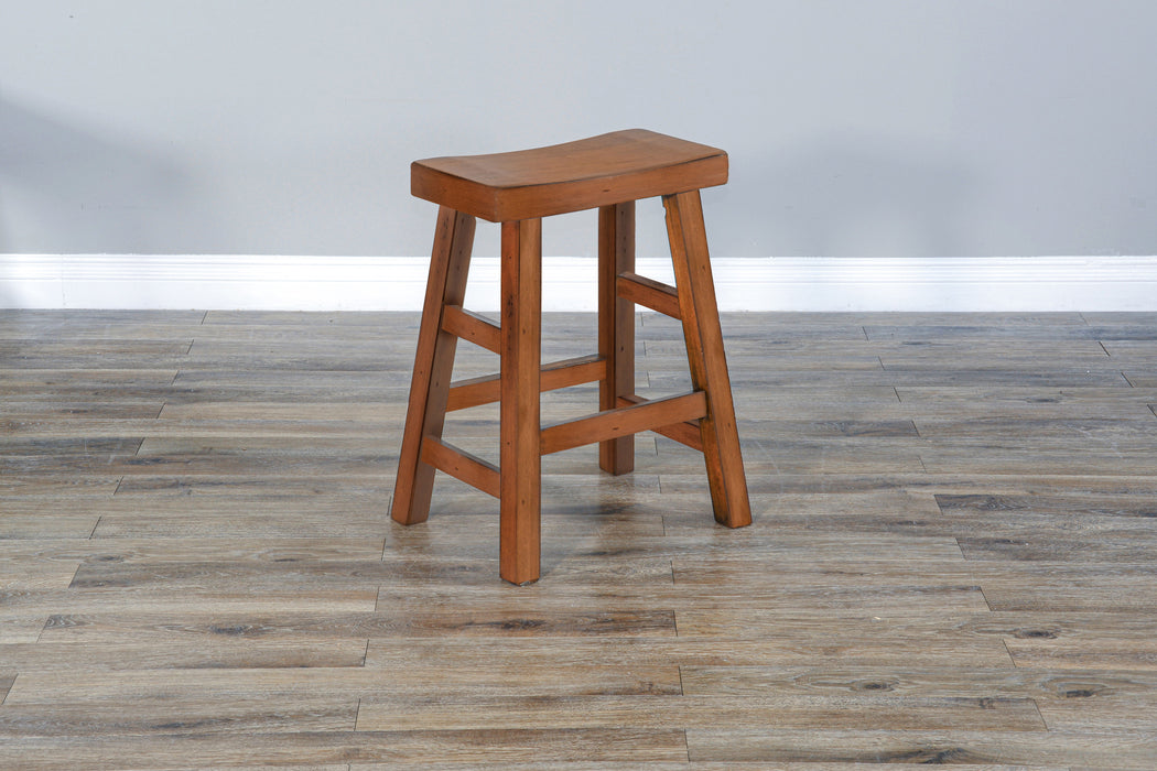 Sedona - Saddle Seat Stool With Wood Seat