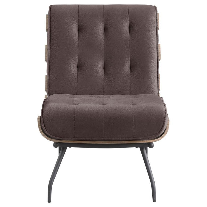 Aloma - Upholstered Tufted Armless Accent Chair