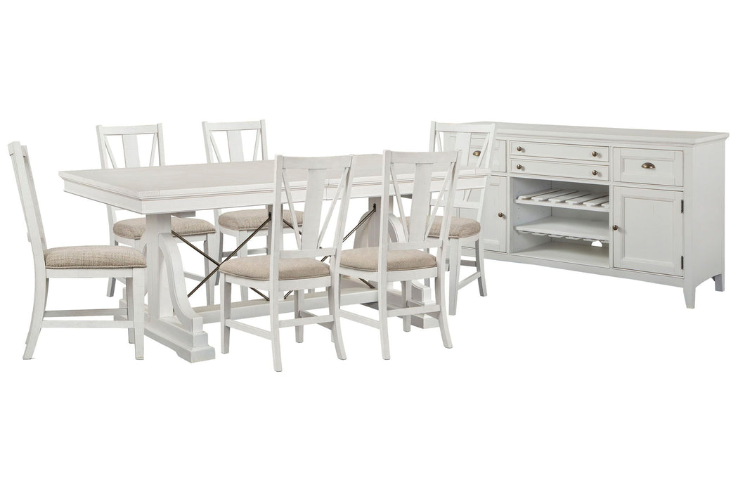 Heron Cove - Extendable Trestle Dining Table Set