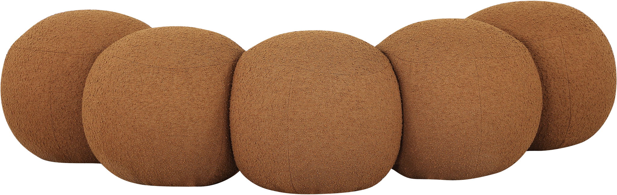 Apollo - Boucle Fabric Bench