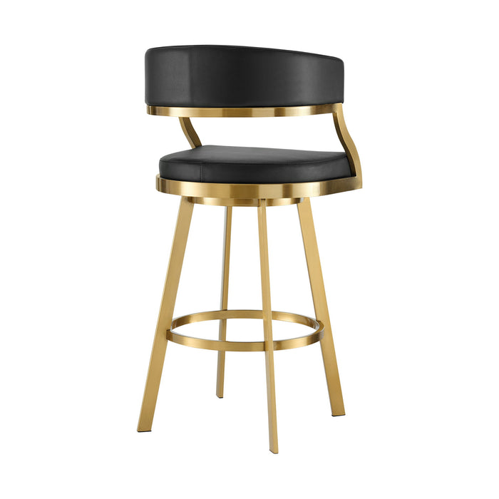 Saturn - Swivel Stool - Gold Legs