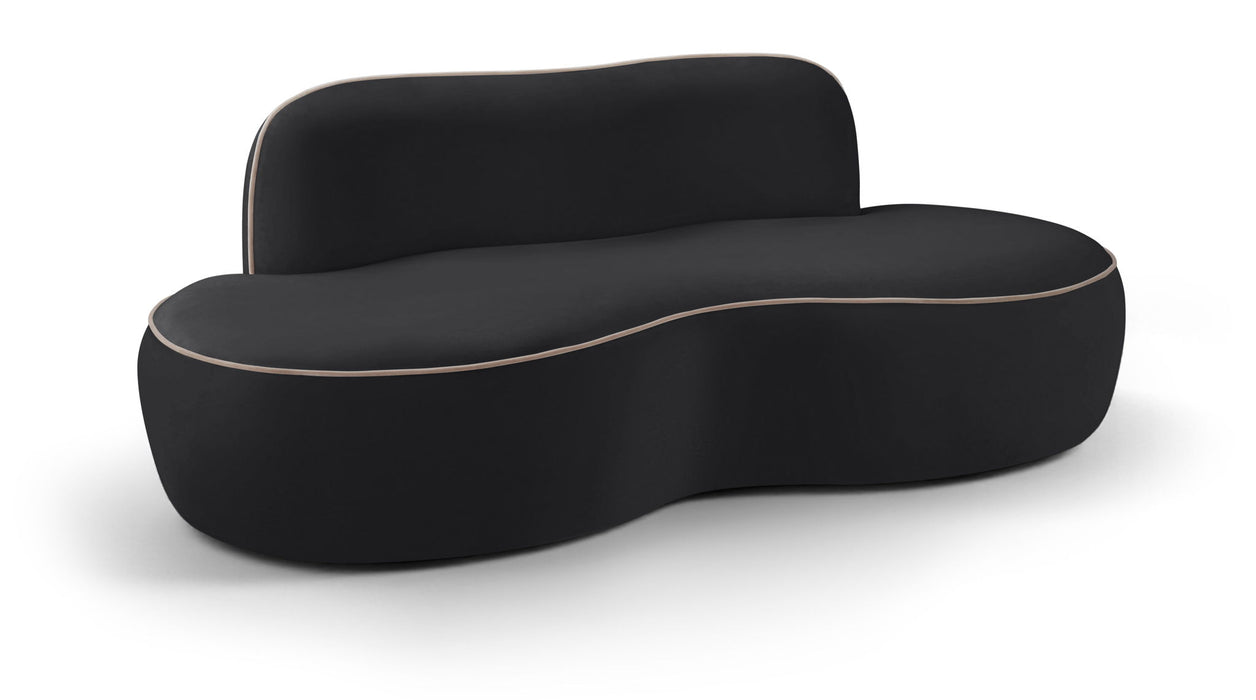 Swerve - Velvet 77" Upholstered Loveseat