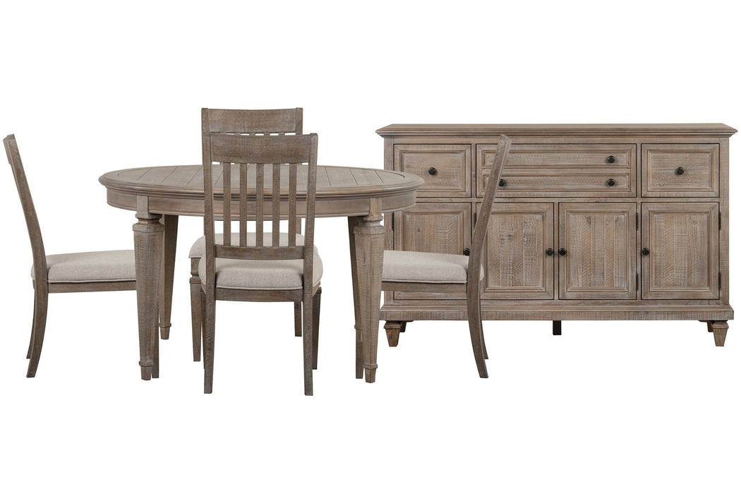 Lancaster - Extendable Round Dining Table Set