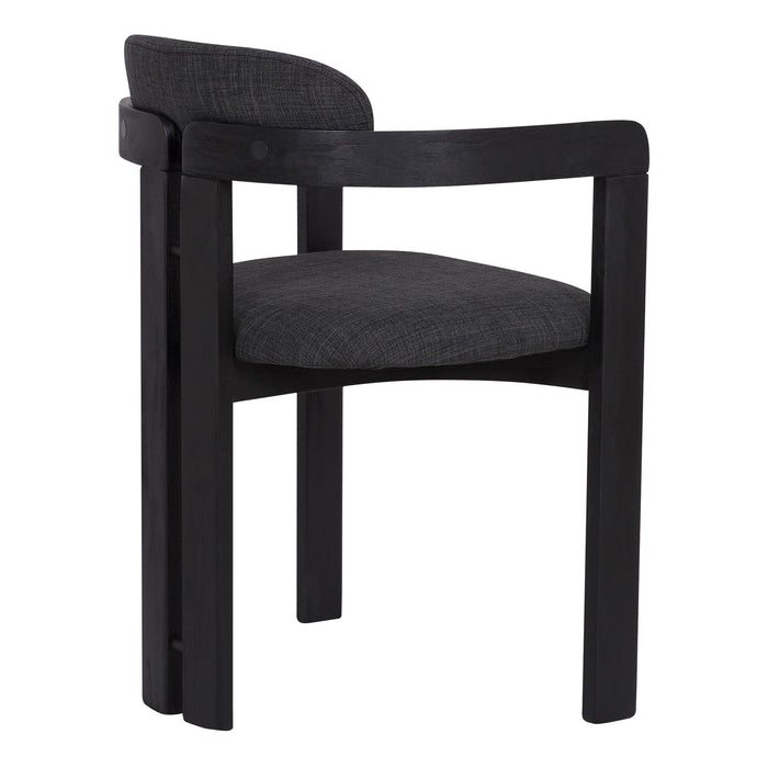 Jazmin - Contemporary Dining Chair (Set of 2) - Black / Charcoal