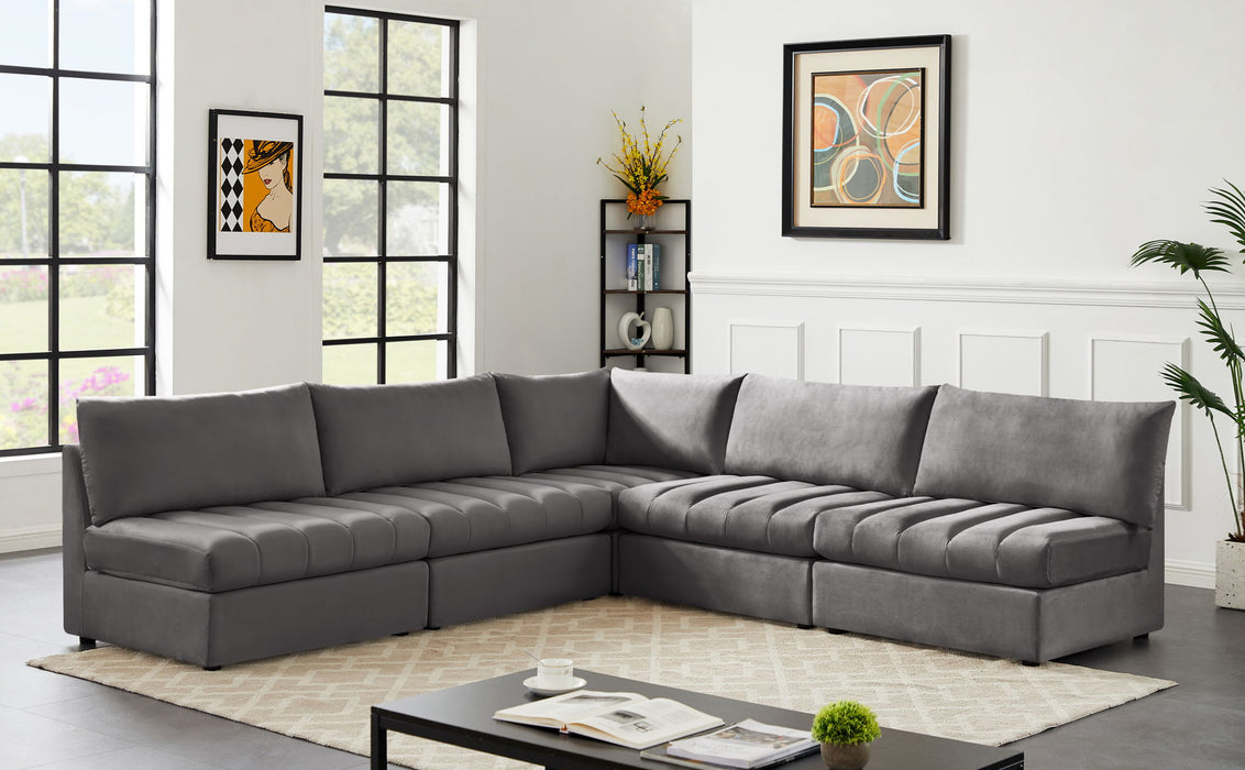 Jacob - Modular Corner Armless Sectional 5 Piece