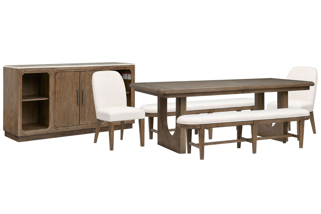 Westbourne - Extendable Trestle Dining Table Set